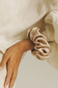 Vanilla Cream - 100% Silk Scrunchie