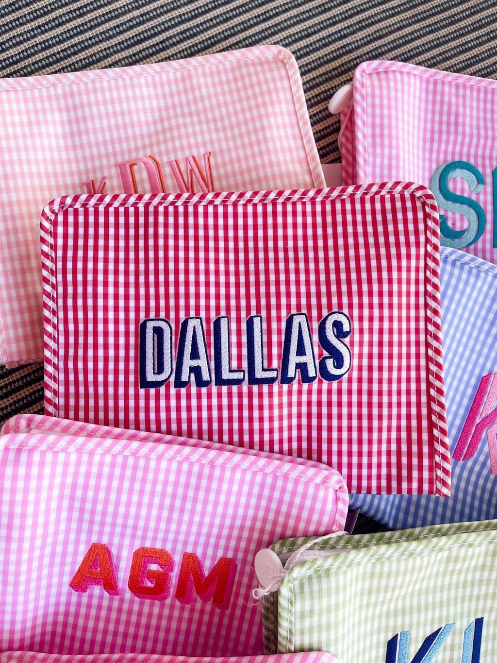 Personalized Satin Makeup Pouch