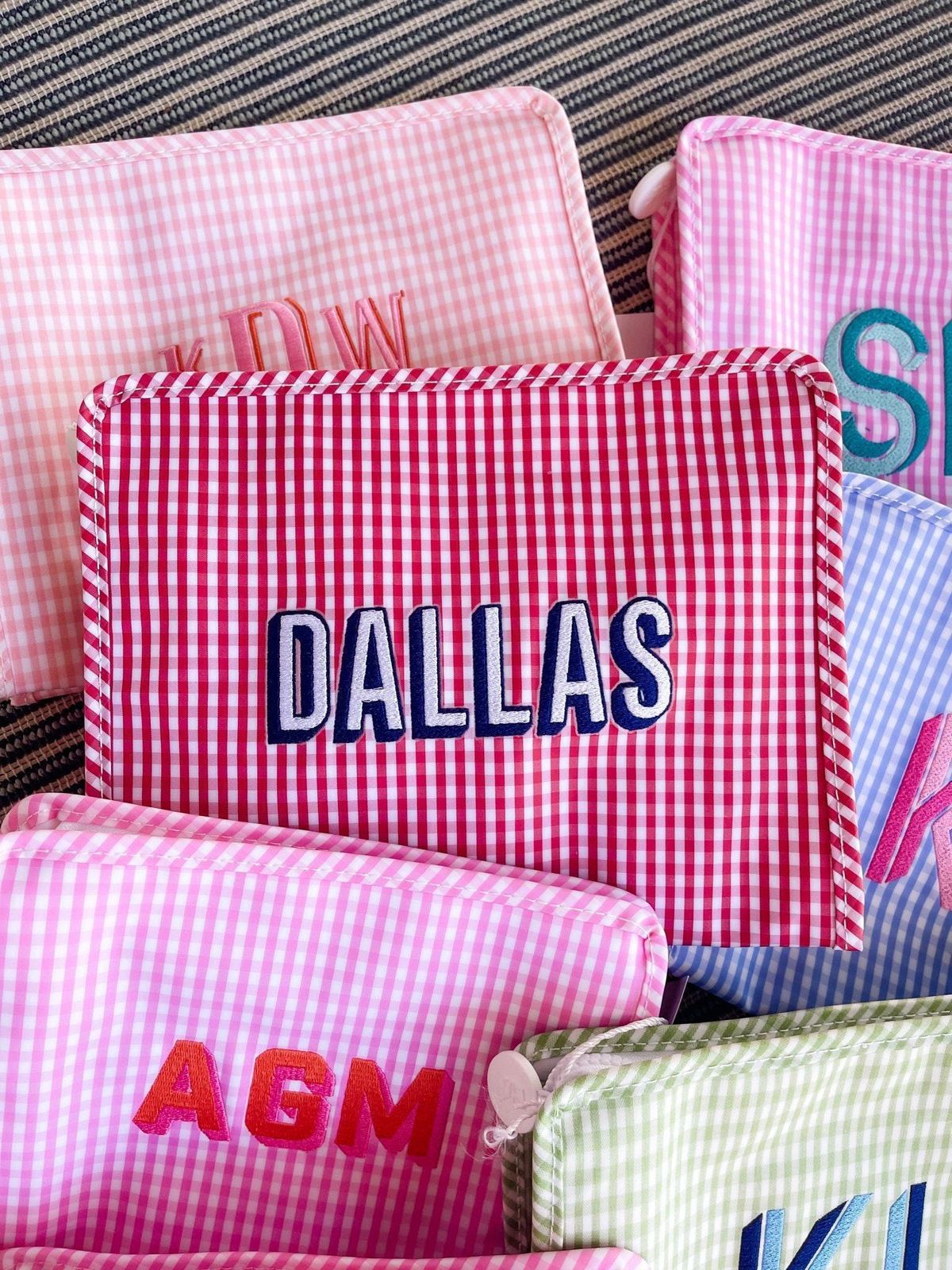 Personalized Satin Makeup Pouch